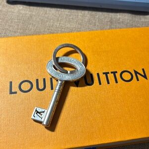 Louis Vuitton Silver Key Charm Keyring